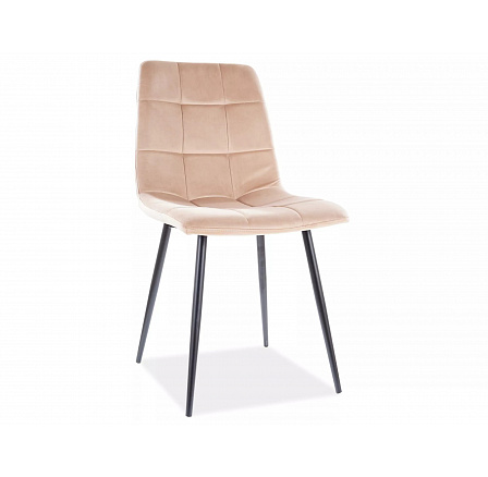 Jídelní židle MILA Velvet, béžový Bluvel 28 Jídelní židle MILA Velvet, béžový Bluvel 28