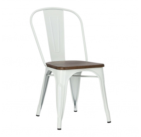 Židle Paris Wood bílá borovice ořech Židle Paris Wood bílá borovice ořech