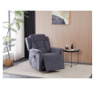 Polohovací křeslo, elektrické kabelové ovládání, šedá, látka, TV-7072 GREY2
