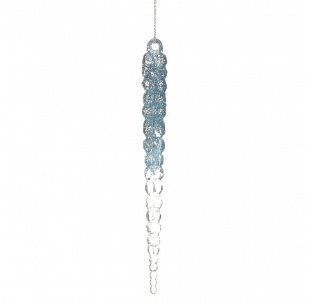 Rampouch plastový - závěsný, modro-čirý, cena za balení (4 ks)