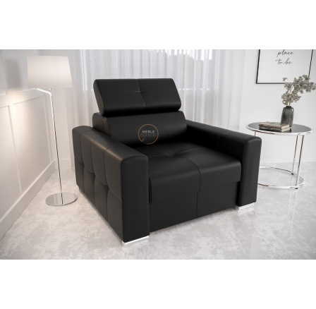 Křeslo MARGO přírodní kůže - volitelný odstín