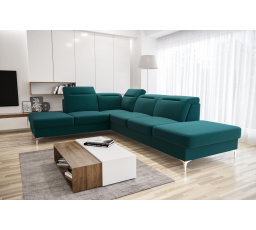 Rohová sedací souprava OSLO 295x220 - zelená , levá