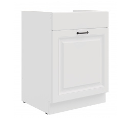 Dolní skřínka STELLO - 60 ZL 1S BB, Bílá/Bílá