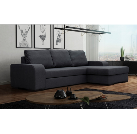 Rohová sedací souprava Frogo P tm.šedá Rohová sedací souprava Frogo P tm.šedá