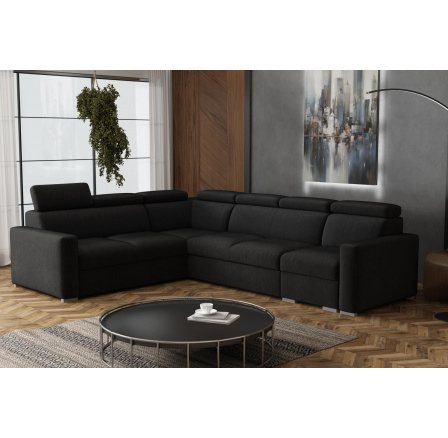 Sedací souprava Petrit V levá Kronos černá