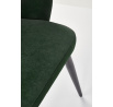 Jídelní židle K364, tmavě zelený Velvet