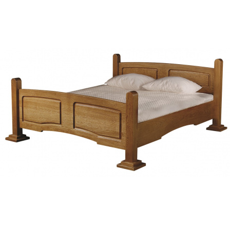 KOLUMBUS 180 (KINGA) postel 180 bez roštu a matrace dřevo D3-200 x 220  kolekce "B" (K250-Z)