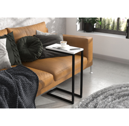 Pomocný stolek SPARK Černý+Bílý