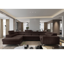 Rohová sedací souprava ve tvaru U LOUIS, Nube 22 Levá