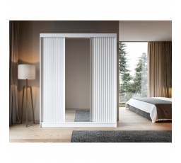 Posuvná skříň BIANCCO III, Bílá Mat