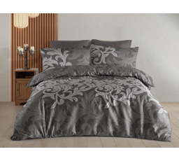 Saténový povlak na polštář Karen grey 50x50