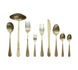 Sada zlatých příborů na oběd 39 ks.