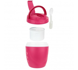 Lunchbox Travel kulatý červený