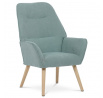 Relaxační křeslo, modrá, látka, AK-312 BLUE2