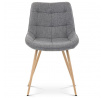 Jídelní židle, šedá, látka, CT-394 GREY2