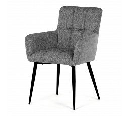 Jídelní židle, šedá, látka, DCH-P3146 SIL2