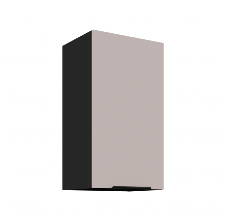 Horní skřínka ARONA - 40 G-72 1F, Černá mat/Kašmír