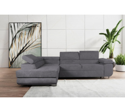 Sedací souprava Dolly L tmavě šedá