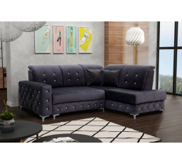 Sedací souprava Lucien pravá tmavě šedá