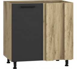 Rohová spodní skříňka VENTO DN-100/82, antracyt