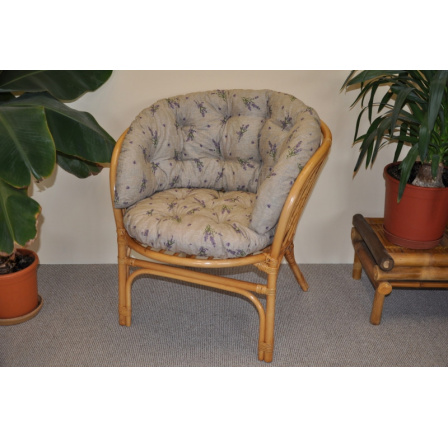 Polstr na křeslo Bahama levandule MAXI Polstr na křeslo Bahama levandule MAXI