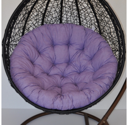 Polstr na závěsnou houpačku Imperia - fialový melír