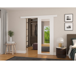 Posuvné nástěnné dveře BRIT 96 White