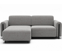 Rohová sedací souprava ACOSSTA - Levá, Amore 04/Černá