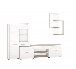 Obývací stěna CLERMONT 15, borovice sněžná