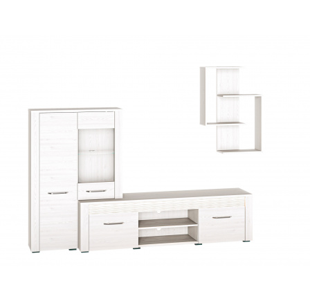 Obývací stěna CLERMONT 15, borovice sněžná