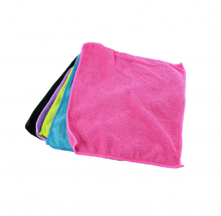 Sada 5 utěrek z mikrovlákna 30x28 cm barevné