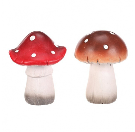 Houba, podzimní dekorace, mix 2 druhů, terakota.