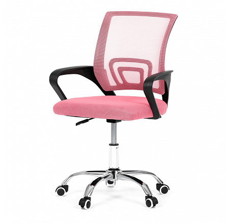 Dětská židle, houpací mechanismus, růžová síťovina, KA-L103 PINK