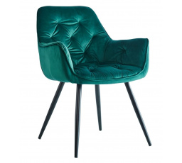 Židle velvet zelená HF-058