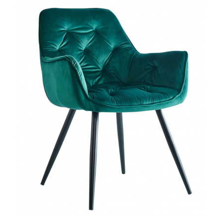 Židle velvet zelená HF-058