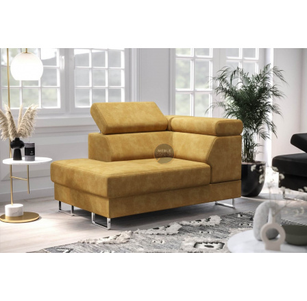 Křeslo lenoška GALAXY - žlutá , levá