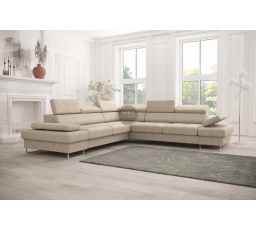 Rohová sedací souprava GALAXY MAX 280×280 - béžová, pravá