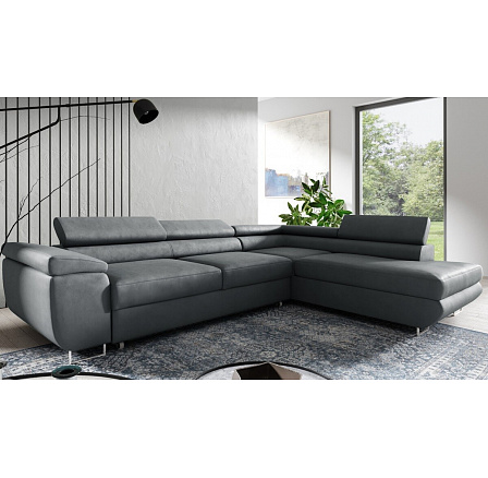 Rohová sedací souprava ALICE typ 151 , Monolith 92 Pravá