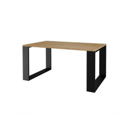 Konferenční stolek SAVA, Dub artisan/Černá