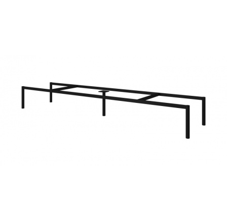Podpora nábytku, L. 144 cm, černá