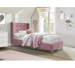 ESTELLA 90 cm postel růžová