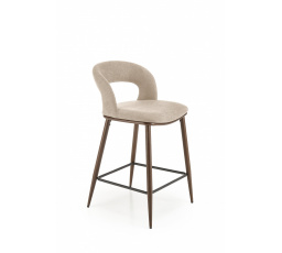 Barová židle H114, Béžová/Ořech