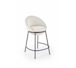 Barová židle H118, Béžová/Černá