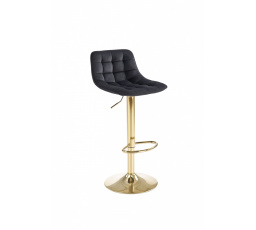 Barová židle H120, Zlatá/Černá