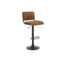 Barová židle H88, černá/hnědá
