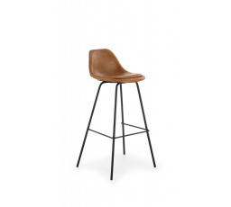 Barová židle H90, černý/světle hnědé