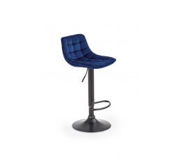 Barová židle H95, modrý Velvet