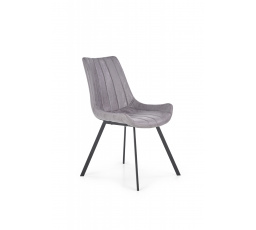 Jídelní židle K279, šedá/černá