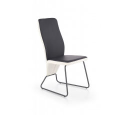 Jídelní židle K300, bílá/černá