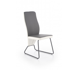 Jídelní židle K300, bílá/šedá